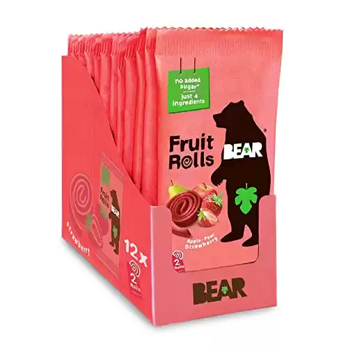 BEAR Real Fruit Snack Rolls