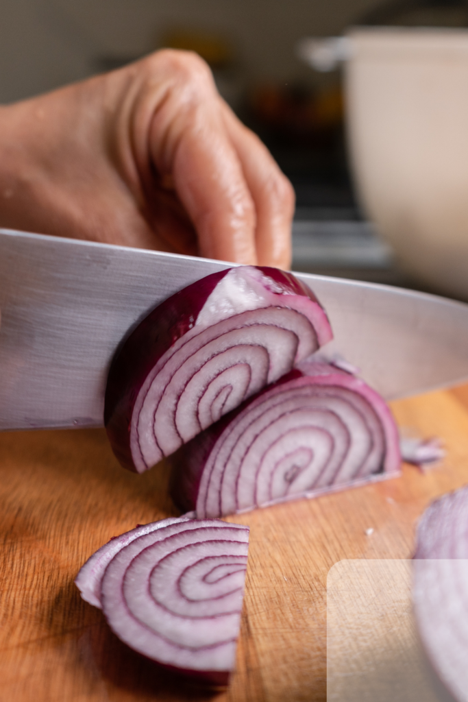 how to cut an onion and minimize tears