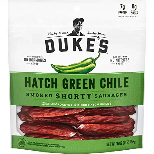 Duke's Hatch Green Chile Smoked Shorty Sausages