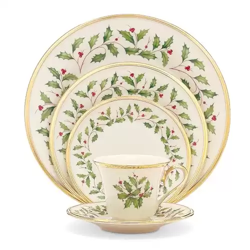 Lenox 146590600 Holiday 5-Piece Place Setting